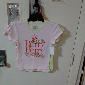 Ladies Pink 'Berry Berry Sweet' Tee